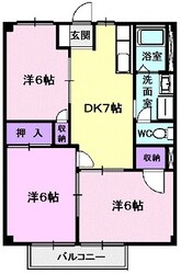 サンスーシィの物件間取画像